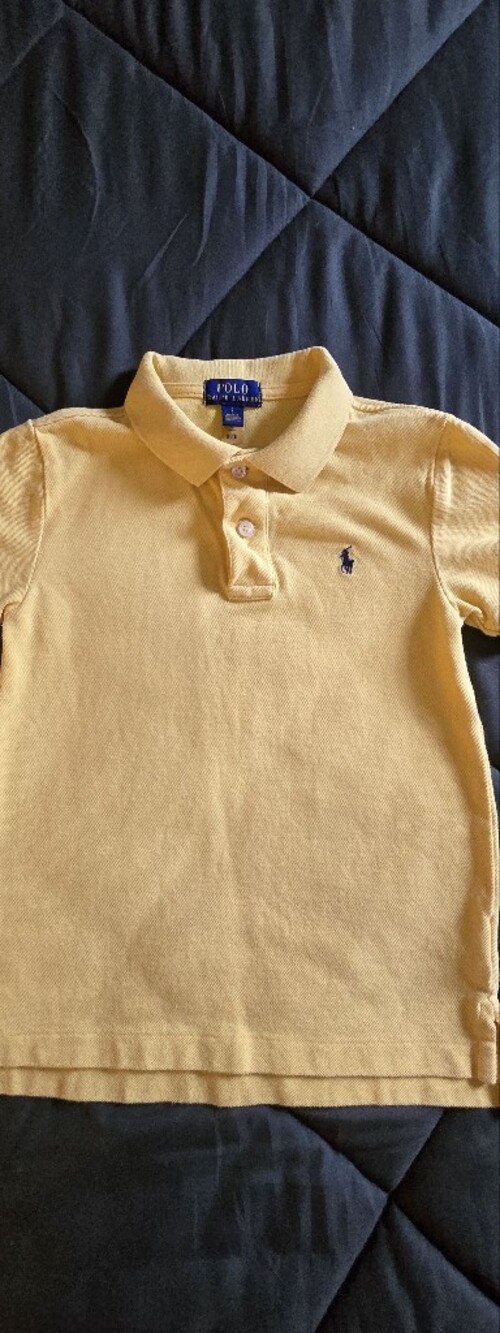 Polo by Ralph Lauren Yellow Cotton Polo Shirt - Classic Short Sleeve